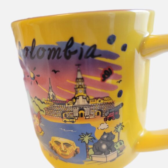 Colombia Luke-A-Tuke Colorful 3-D Relief Coffee Mug - Picture 9 of 9